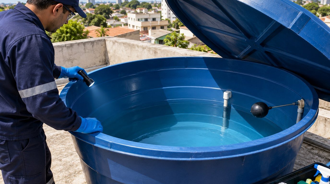 Detecção em Caixa d'Água em Osasco‑SP
