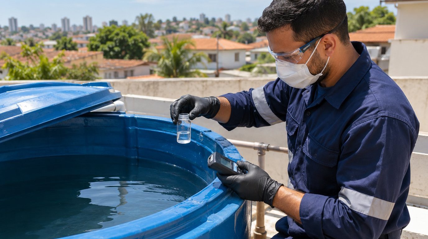 Detecção em Caixa d'Água em Osasco‑SP